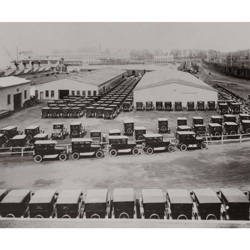 Photo d'époque Automobile n°46 - usine Ford T - photographe Victor Forbin