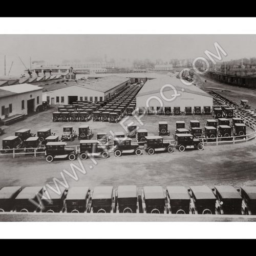Photo d'époque Automobile n°46 - usine Ford T - photographe Victor Forbin