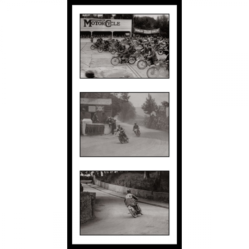 Photo d'époque cycles triptyque n°36 - Victor Forbin