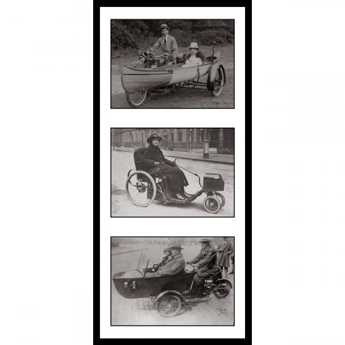 Photo d'époque cycle triptyque n°37 - Victor Forbin