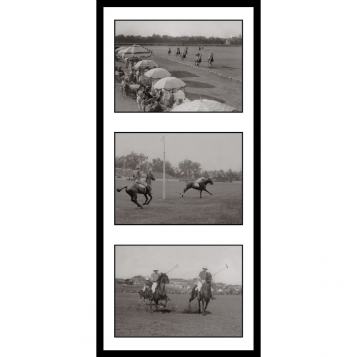 Photo d'époque équitation n°29 - triptyque - Victor Forbin