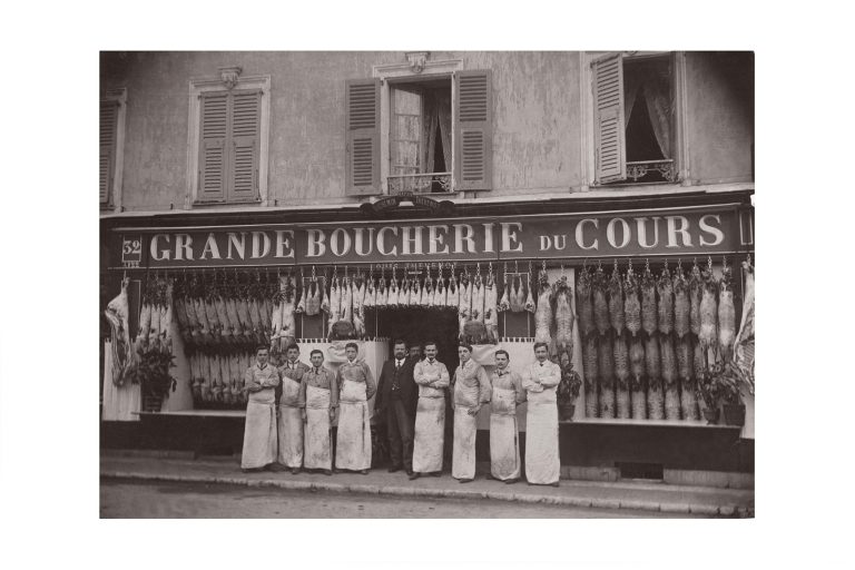 Photo d'époque commerce n°14 - Boucherie Thevenot - Nice