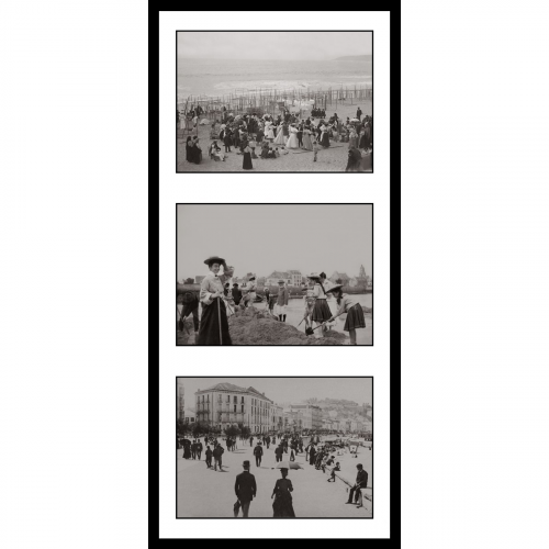 Photo d'époque Mer n°42 - triptyque