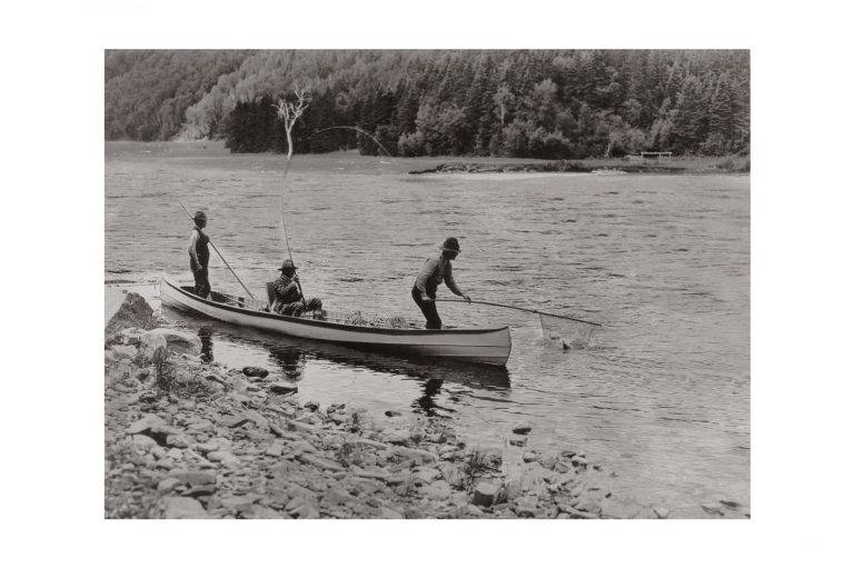 Photo d'époque pêche n°01 - photographe Victor Forbin