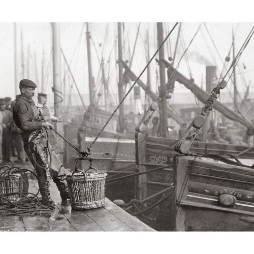 Photo d'époque pêche n°30 - photographe Victor Forbin