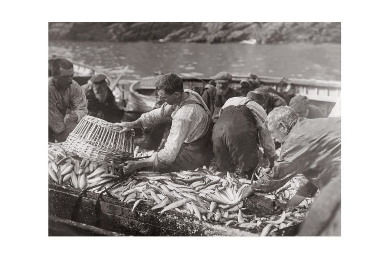 Photo d'époque pêche n°34 - photographe Victor Forbin