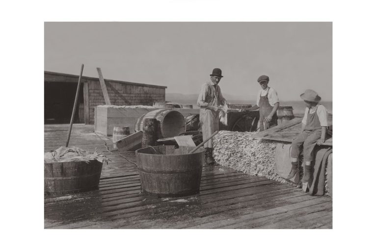 Photo d'époque pêche n°50 - photographe Victor Forbin