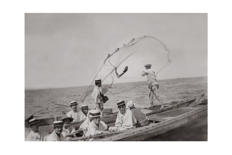 Photo d'époque pêche n°61 - photographe Victor Forbin