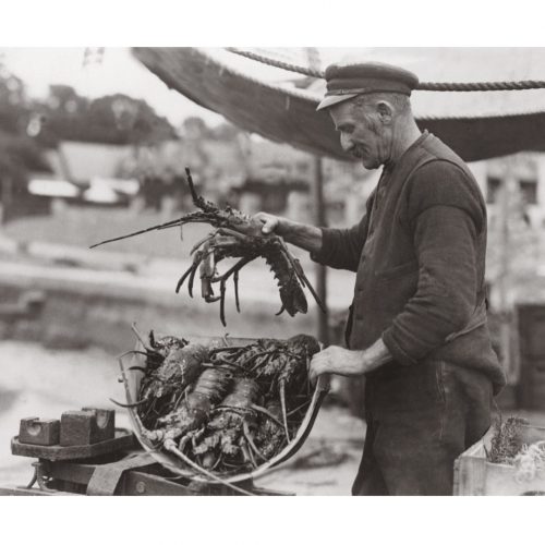 Photo d'époque pêche n°65 - photographe Victor Forbin