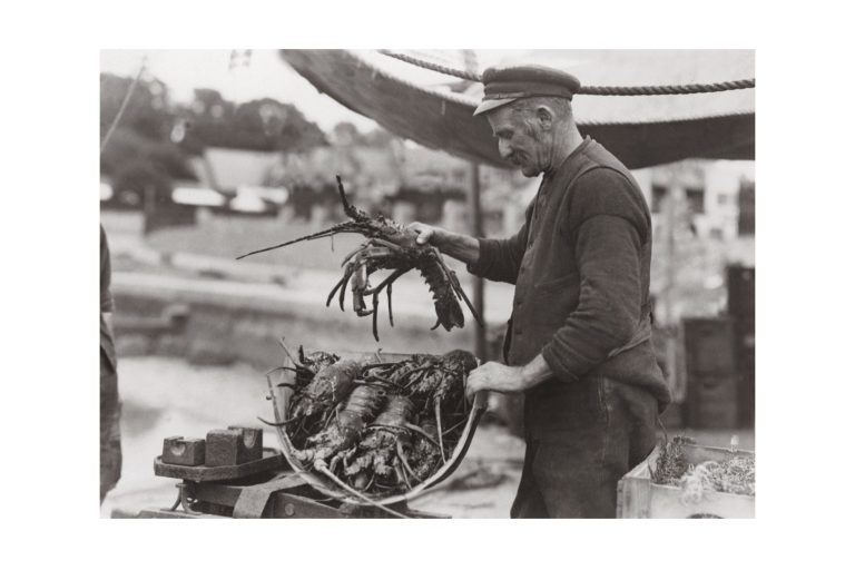 Photo d'époque pêche n°65 - photographe Victor Forbin