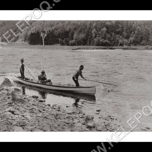 Photo d'époque pêche n°01 - photographe Victor Forbin