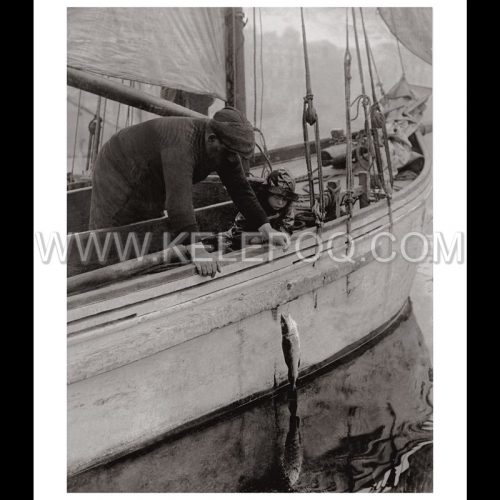 Photo d'époque pêche n°15 - photographe Victor Forbin