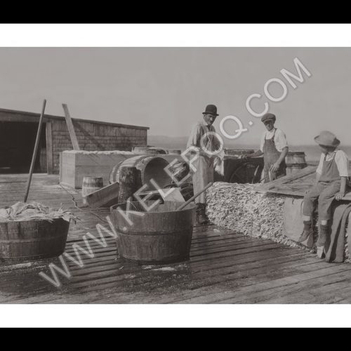 Photo d'époque pêche n°50 - photographe Victor Forbin