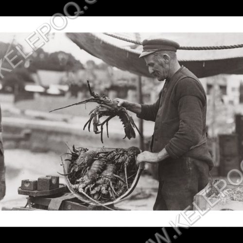 Photo d'époque pêche n°65 - photographe Victor Forbin