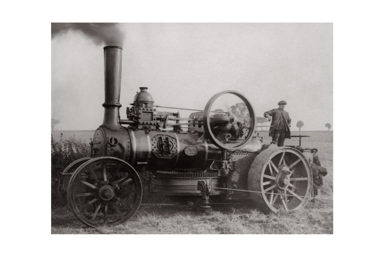 Photo d'époque locomotive n°01 - locomotive agricole