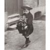 Photo d'époque Enfance n°13 - petit garçon avec petit chat