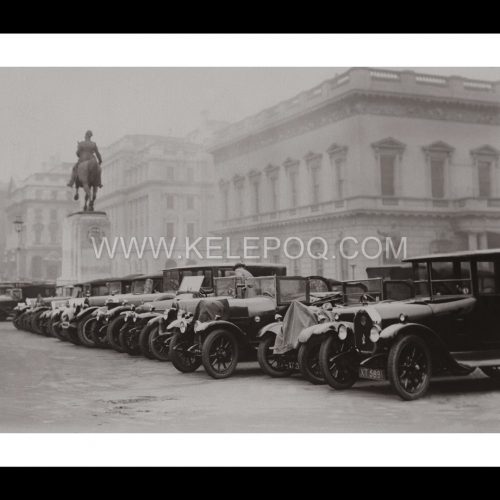 Photo d'époque Londres n°01 - Parking place Waterloo - Photographe Victor Forbin