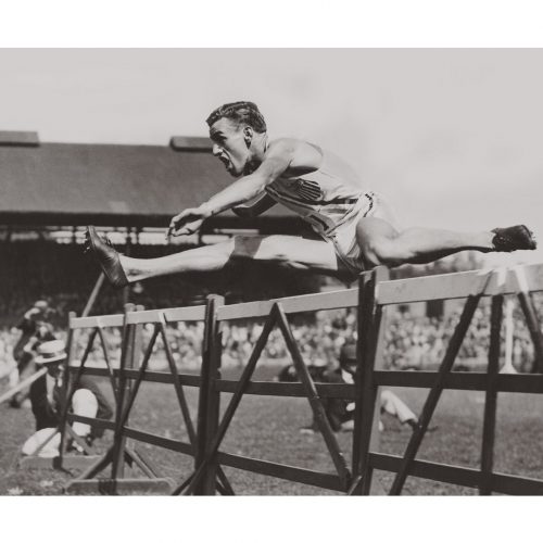 Photo d'époque sport n°03 - saut de haies