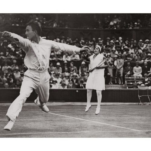 Photo d'époque sport n°13 - tennis double Wimbledon