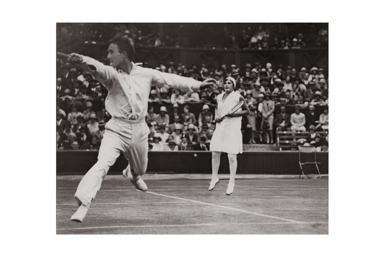 Photo d'époque sport n°13 - tennis double Wimbledon