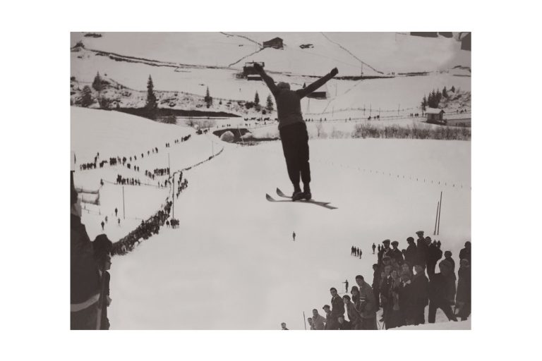 Photo d'époque Sport n°16 - saut ski