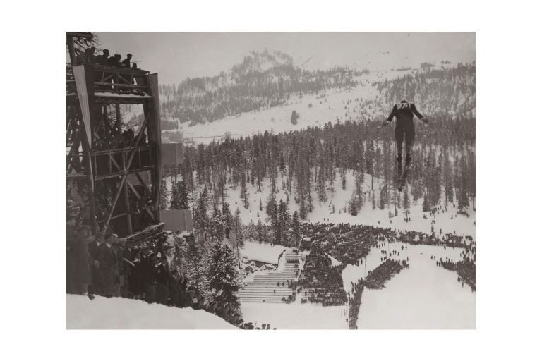 Photo d'époque Sport n°18 - saut ski