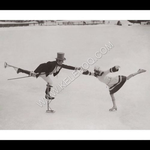 Photo d'époque sport n°19 - patinage - Photographe V.Forbin