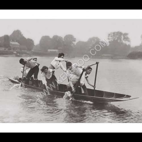 Photo d'époque sport n°25 - barque- course Dongola - Photographe V.Forbin