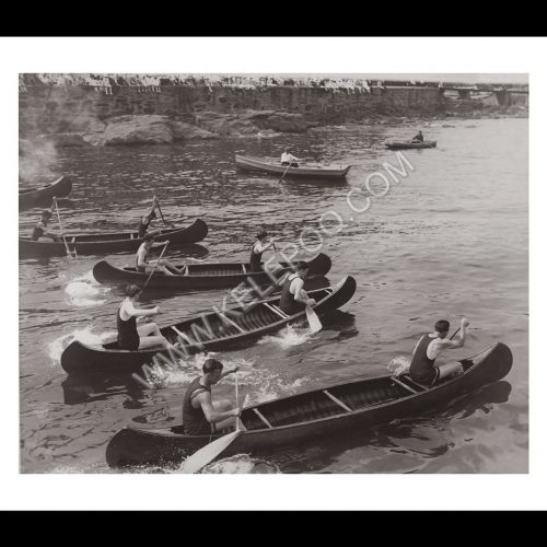 Photo d'époque sport n°28 - course canoë - Photographe V.Forbin