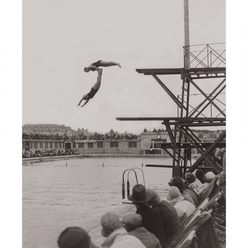 Photo d'époque sport n°32 - plongeon en duo