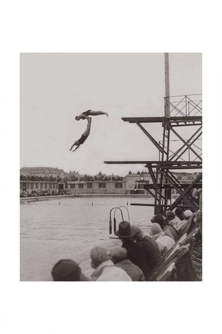 Photo d'époque sport n°32 - plongeon en duo