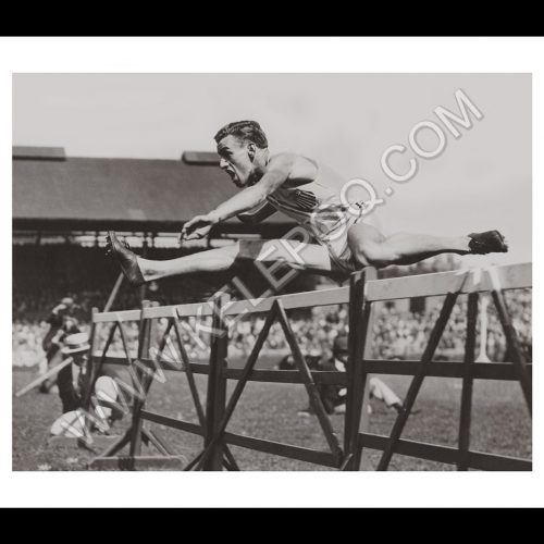 Photo d'époque sport n°03 - saut de haies