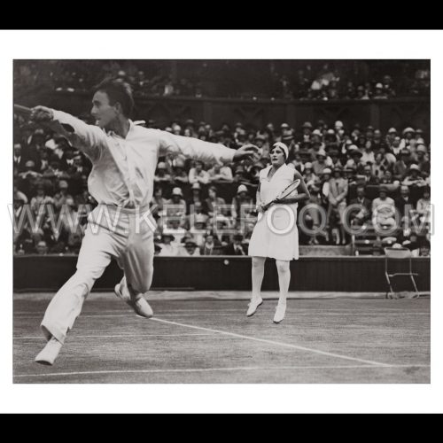 Photo d'époque sport n°13 - tennis double Wimbledon