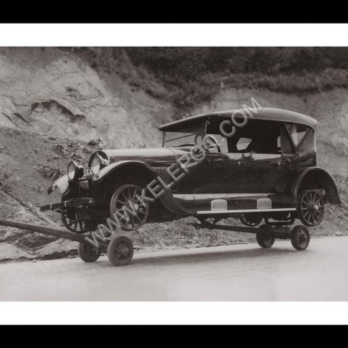 Photo d'époque Automobile n°59 - nouvelle remorque - photographe Victor Forbin