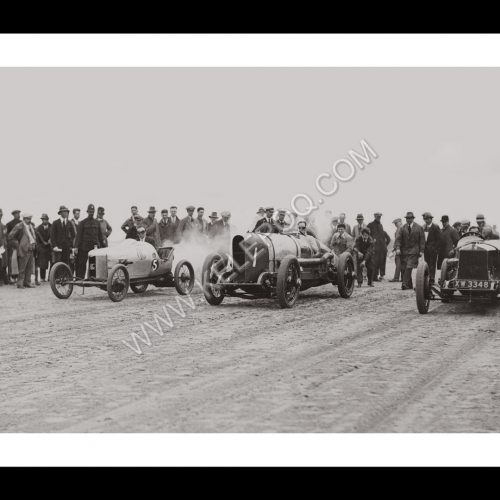 Photo d'époque Automobile n°64 - course à Skegness (Angleterre)- photographe Victor Forbin