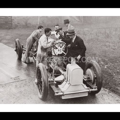 Photo d'époque automobile n°66 - voiture Napier-Campbell Blue Bird - Photographe Victor Forbin