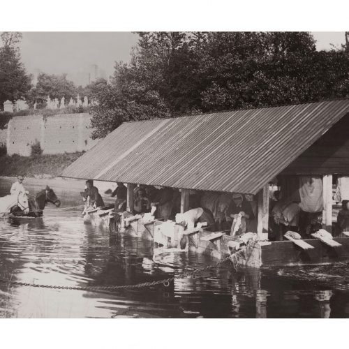 Photo d'époque campagne n°14 - Lavoir à Courseulles-sur-Mer - Normandie