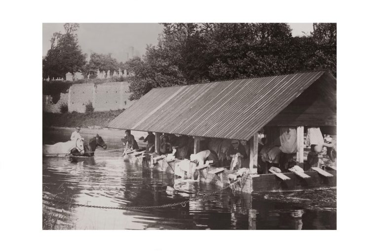 Photo d'époque campagne n°14 - Lavoir à Courseulles-sur-Mer - Normandie