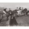 Photo d'époque Equitation n°43 - course d'obstacles Newbury - photographe Victor Forbin
