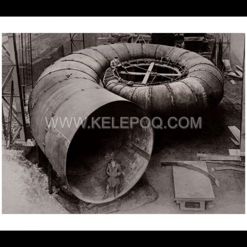Photo d'époque industries n°02 - plus grosse turbine hydraulique au monde