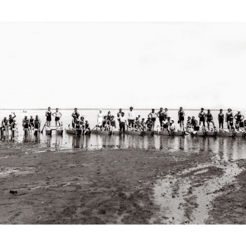 Photo d'époque Mer n°50 - catamarans à rames - Mar Chiquita Argentine - 1939