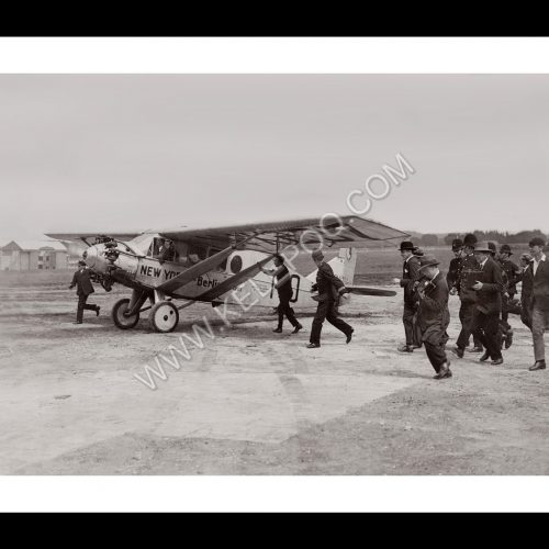 Photo d'époque dans les airs n°08 - vol avion transatlantique - aéroport de Croydon - photographe Victor Forbin