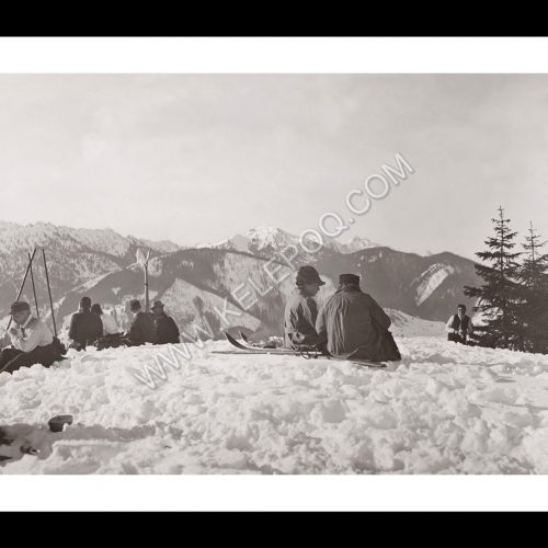 Photo d'époque montagne n°81 - pause dans la neige