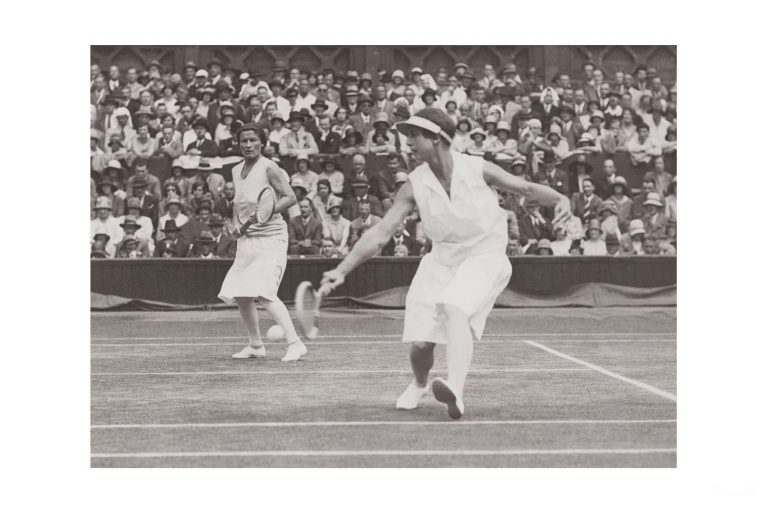 Photo d'époque sport n°53 - finale double dames - Wimbledon - H. Wills et E. Ryan