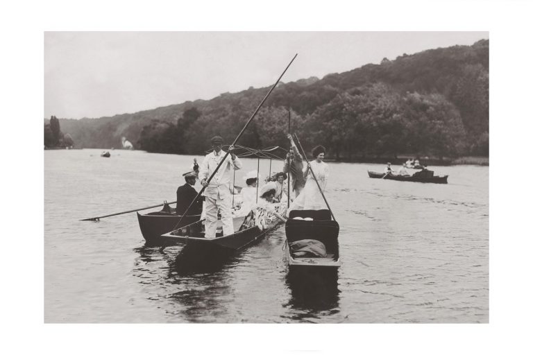 Photo d'époque sur l'eau n°16 - promenade en barque