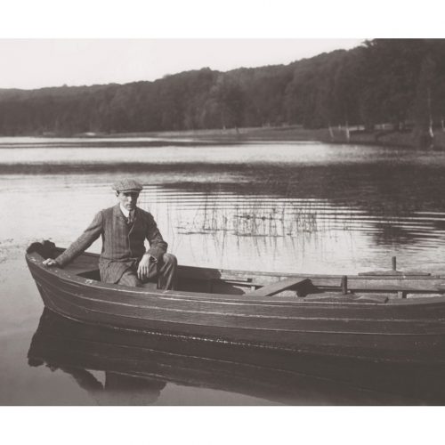 Photo d'époque sur l'eau n°19 - barque Compiègne - 1913