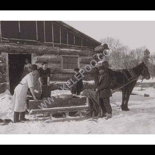 Photo d'époque montagne n°89 - traineau à cheval