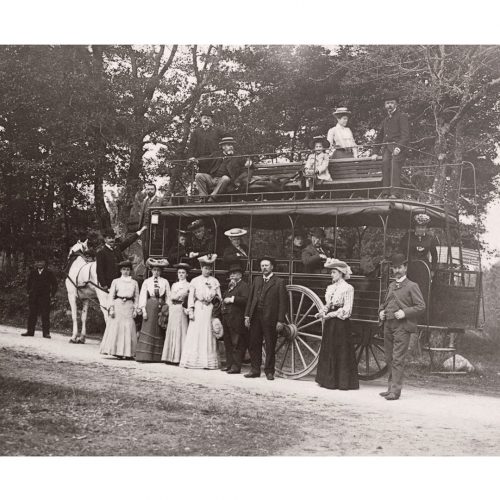 Photo d'époque automobile n°69 - calèche bus