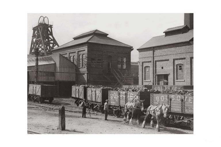 Photo d'époque commerce n°26 - mine de Bolsover - Angleterre - photographe Victor Forbin