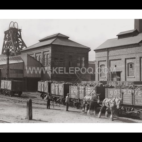 Photo d'époque commerce n°26 - mine de Bolsover - Angleterre - photographe Victor Forbin